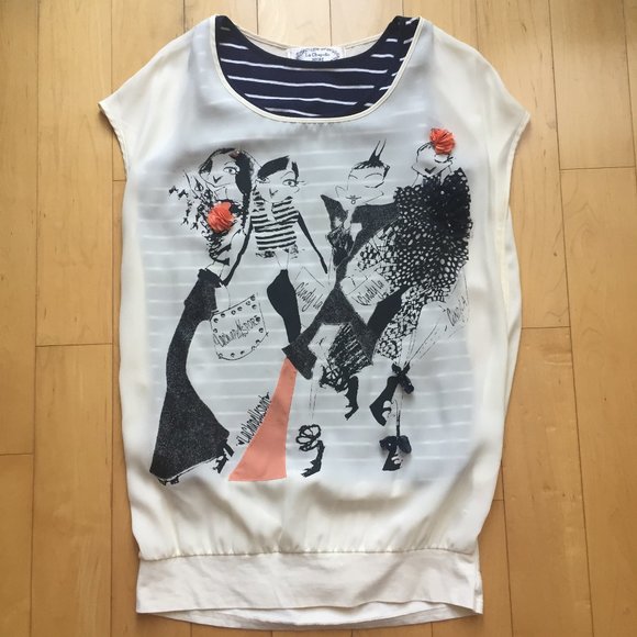 Two-Piece Short - Sleeve Top - Picture 14 of 14